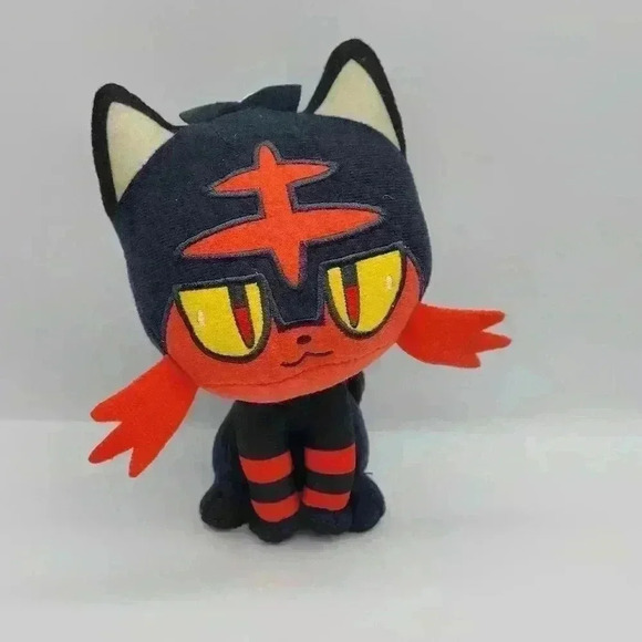 2016 Pokemon Center Litten Plush Stuffed Toy - Picture 1 of 10
